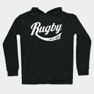 Cool rugby logo distressed Hoodie